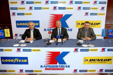 Goodyear and Dunlop tyres added to the Kapodistrias range