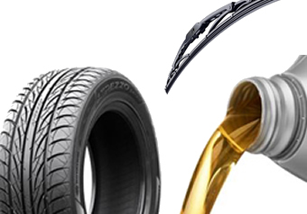Lubricants, Tyres, Wipers, Tools & Equipment